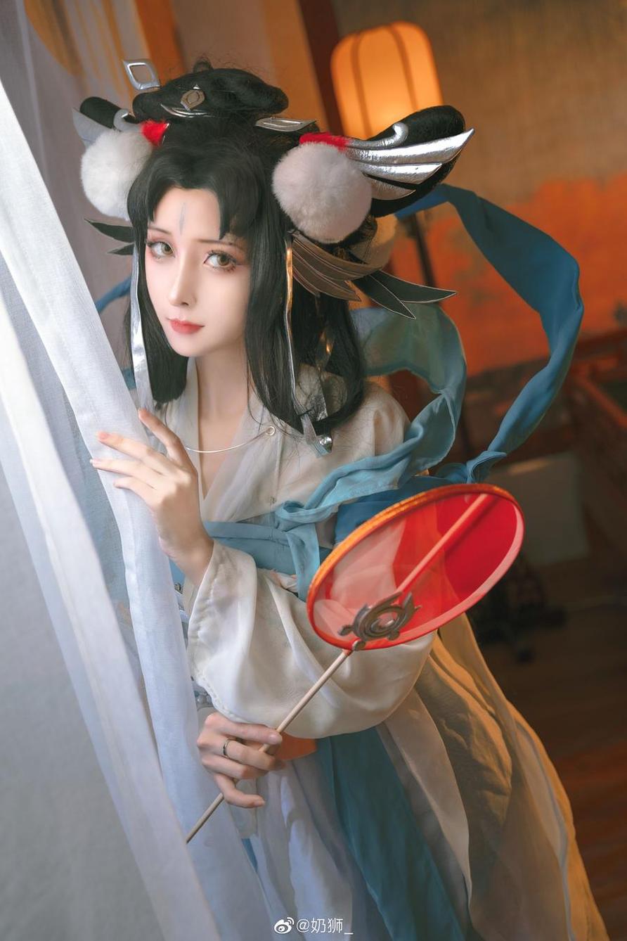 奶狮不咬人cos玉藻前cosplay超好看，这是怎么做到的？