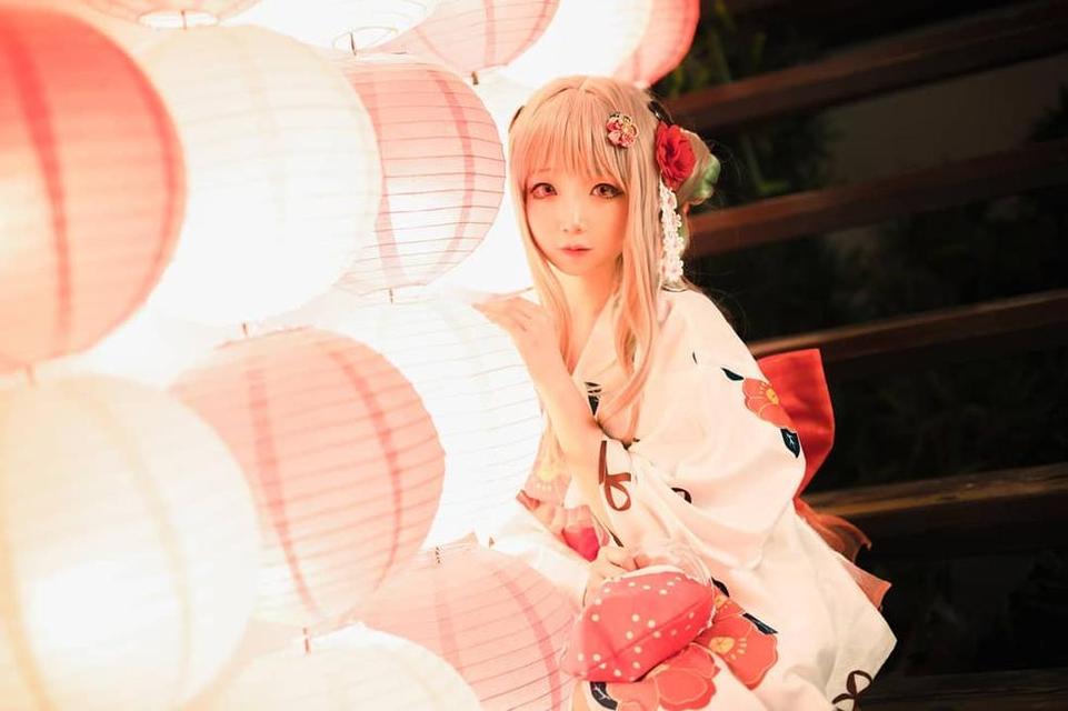 楚楚子cos酒吞亮相cosplay大会，惊艳全场